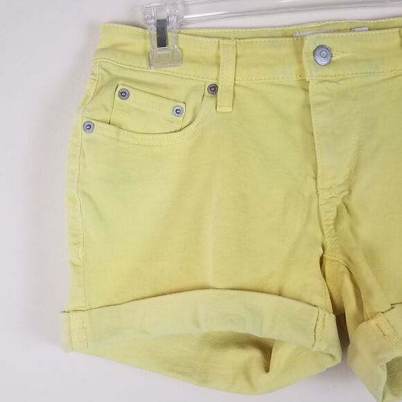Vineyard Vines Yellow Denim Shorts 00 - Picture 3 of 8